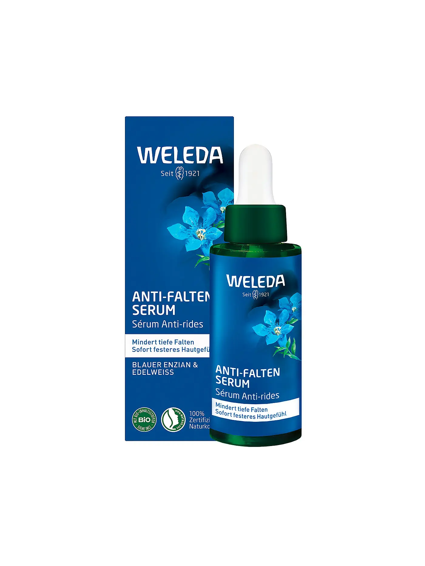WELEDA | Anti-Falten Serum Blauer Enzian & Edelweiß 30ml | 